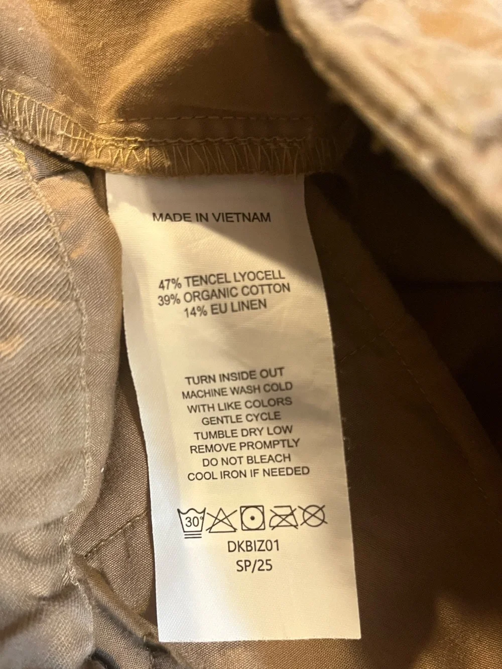 Quince Drapey Twill Pleated Trouser Baywood Size 6